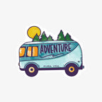 Adventure Van Sticker